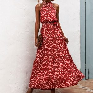 floral printed long dress